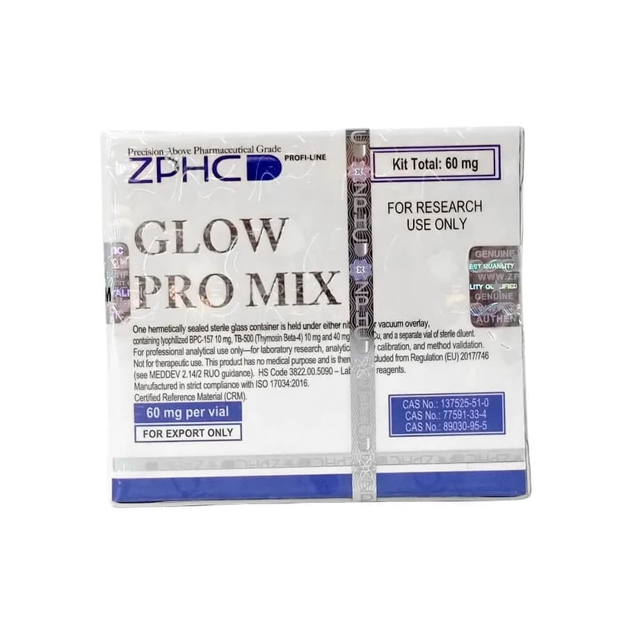 Glow Pro Mix 70mg ZPHC - (BPC-157 + TB-500 + GHK-Cu)
