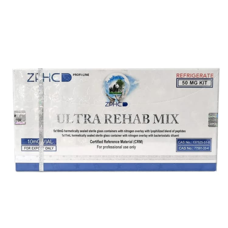 Ultra Rehab Mix ZPHC 50 mg (BPC-157 5 mg + TB-500 5 mg) 5 flakon × 10 mg